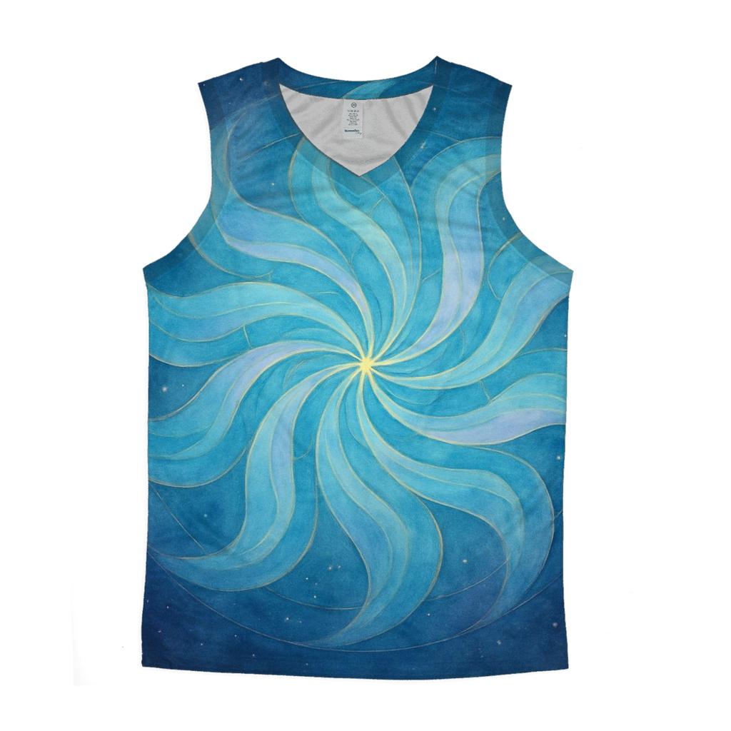 Aurora Breath Mandala custom tank tops