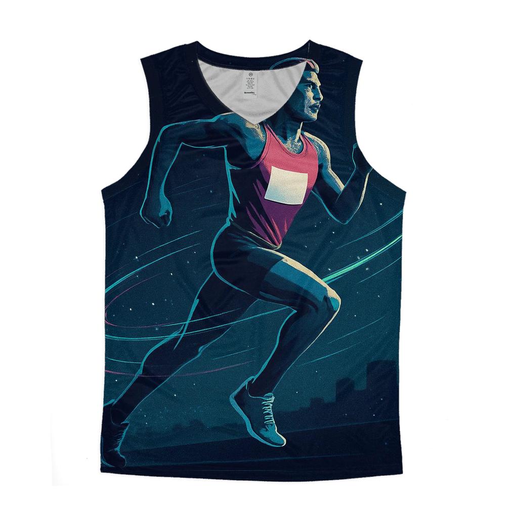 Midnight Marathon Orbit stylish racerback tanks