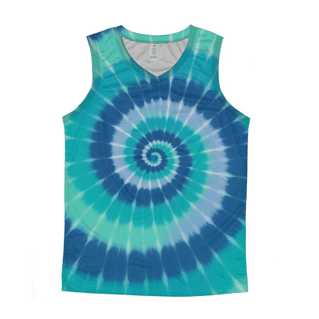 Aurora Spiral Overdye Whirlpool stylish racerback tanks