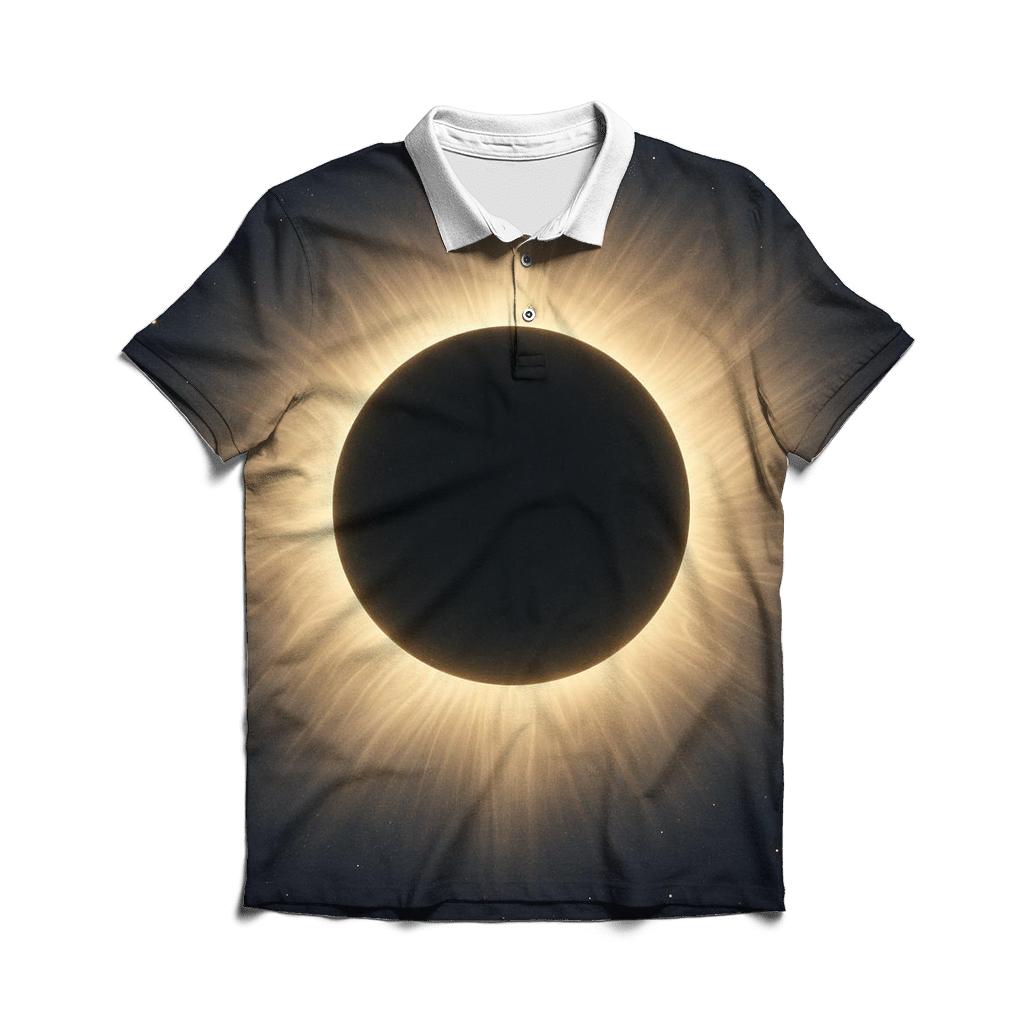 Eclipse Corona Petal Plumes personalized polo shirts