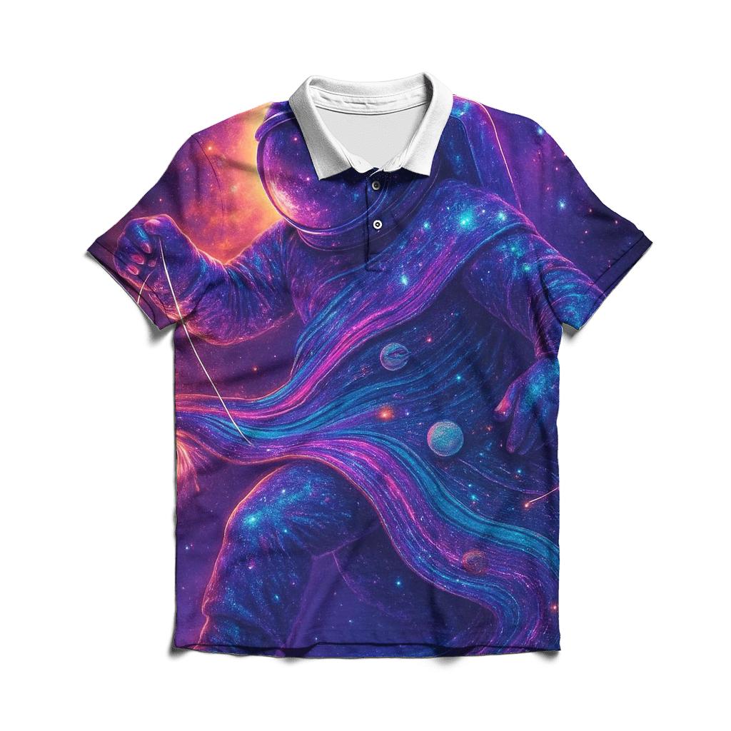 The Gravity Loom Nebula Weaver stylish collar polo tees