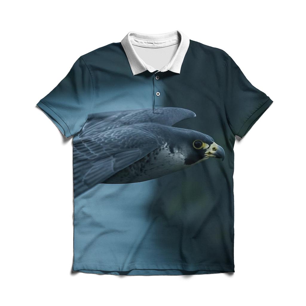 Mistline Pursuit Peregrine Falcon stylish collar polo tees