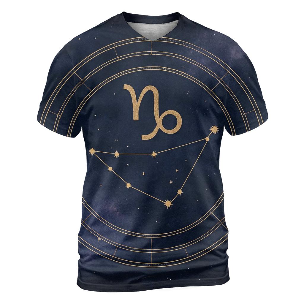 Capricorn Saturn Return Star Chart trendy printed shirt styles