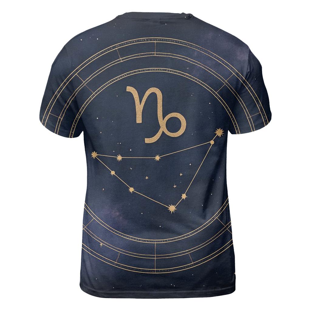 Capricorn Saturn Return Star Chart trendy printed shirt styles