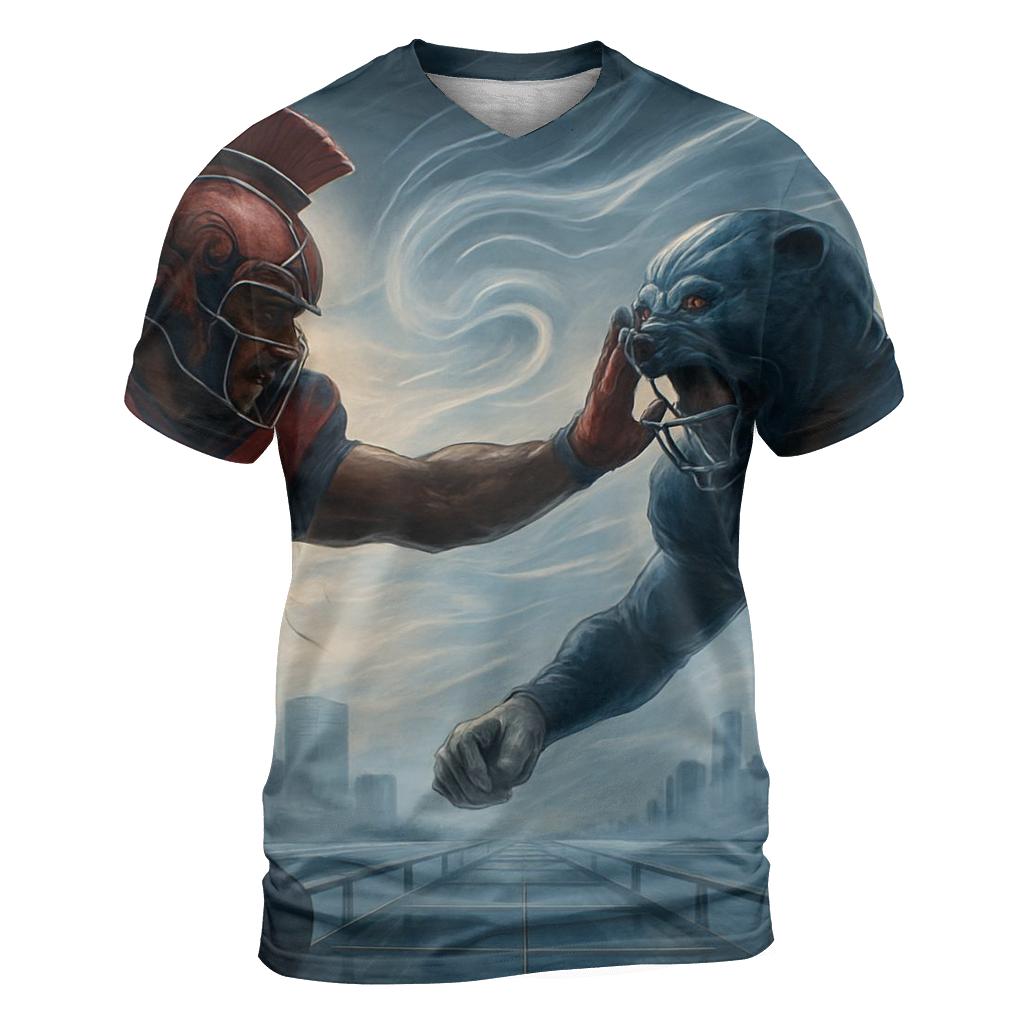 Skybridge Gridiron Duel Braves Versus Cubs creative print fashion shirts