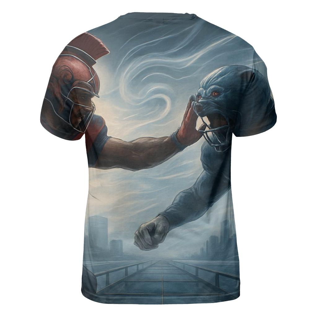 Skybridge Gridiron Duel Braves Versus Cubs creative print fashion shirts