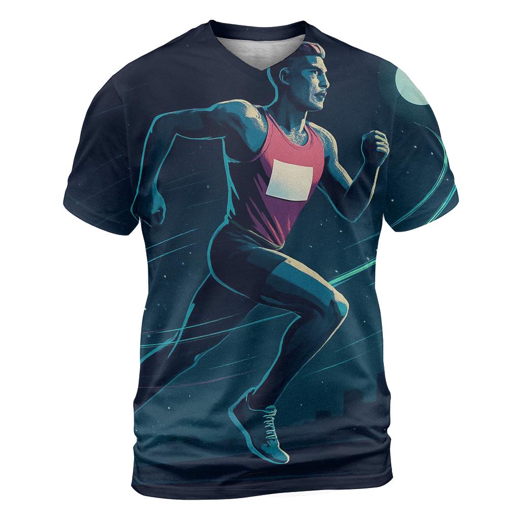 Midnight Marathon Orbit designer pattern shirts