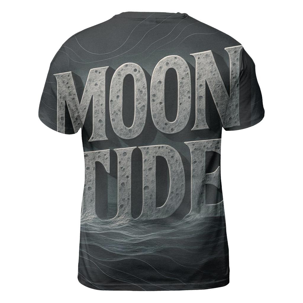 Lunar Tide Typography Poster personalized full print shirts