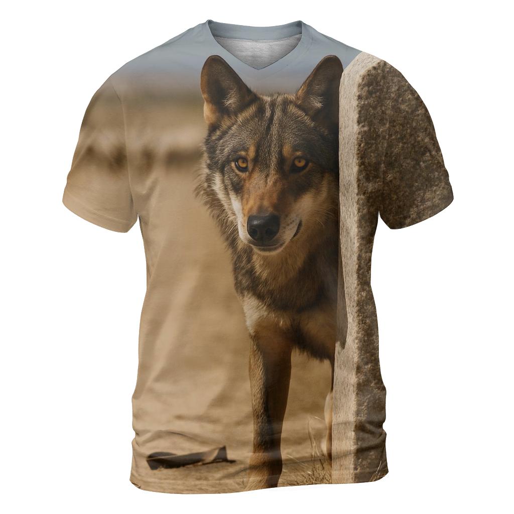 Iberian Wolf Along The Transhumance Way custom all-over print shirts