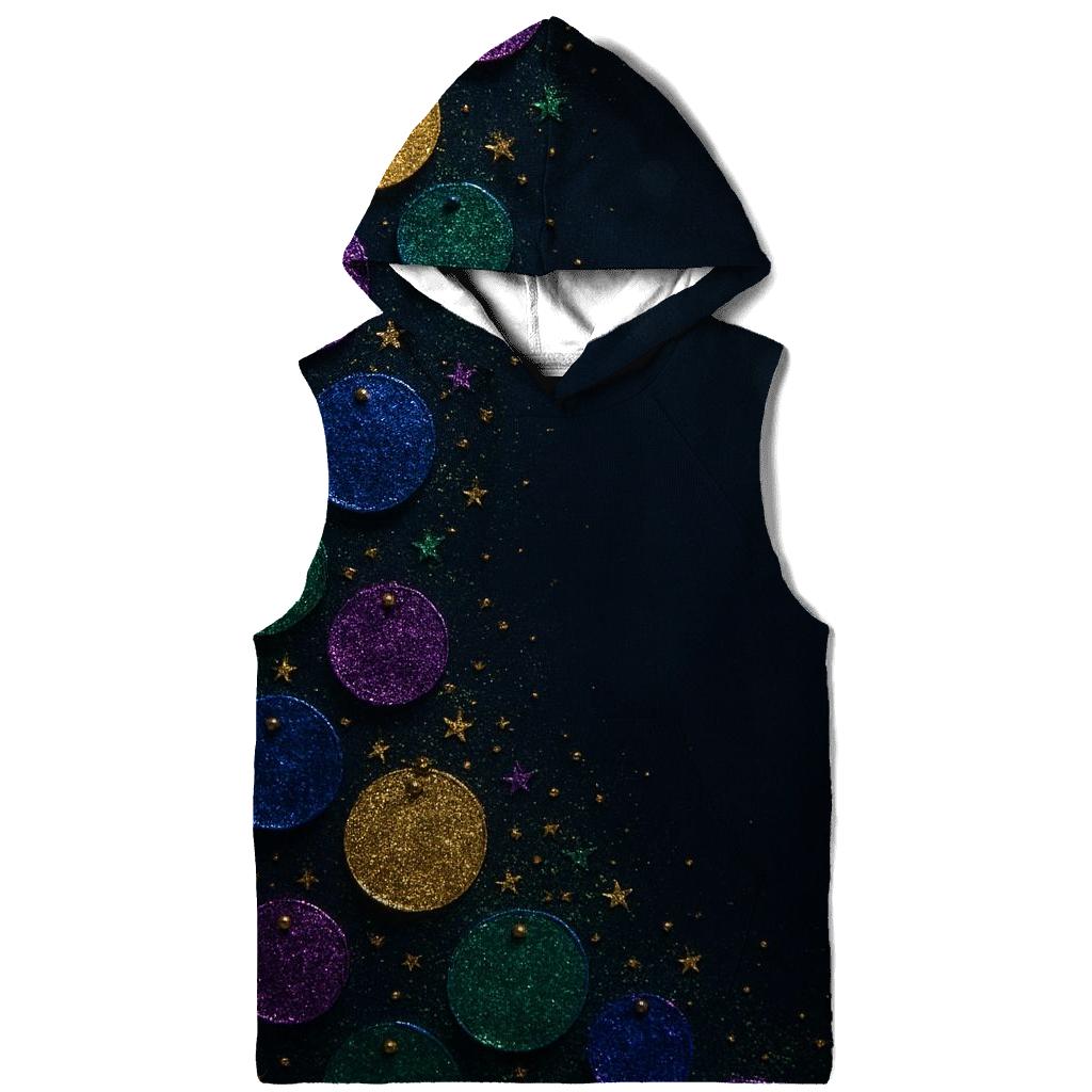 Celestial Sequin Cascade premium hoodies