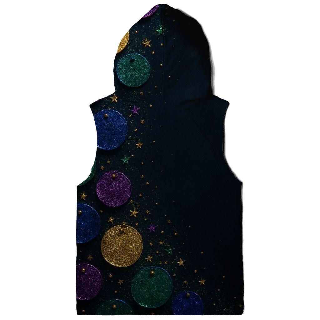 Celestial Sequin Cascade premium hoodies