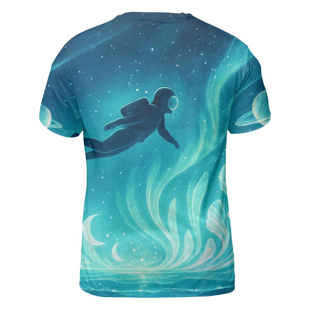 Aurora Reef Of The Frozen Exoplanet statement graphic shirts