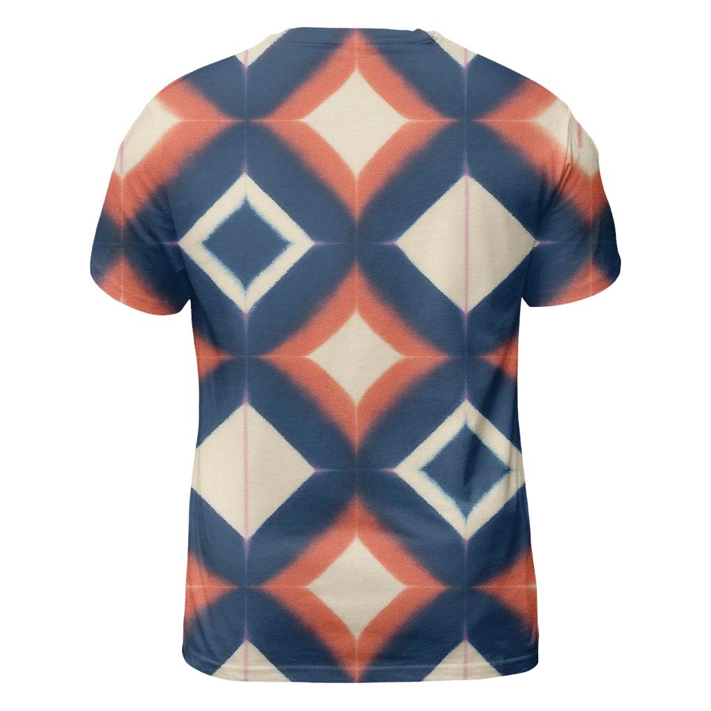 Pulsar Itajime Clamp Grid Burst unique graphic print tees
