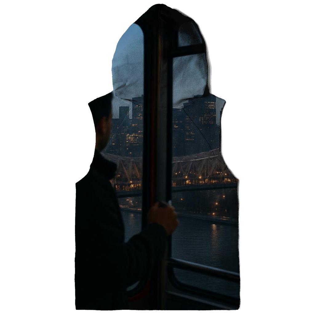 Blue Hour Tram Window Over The Queensboro Bridge hoodies fashion