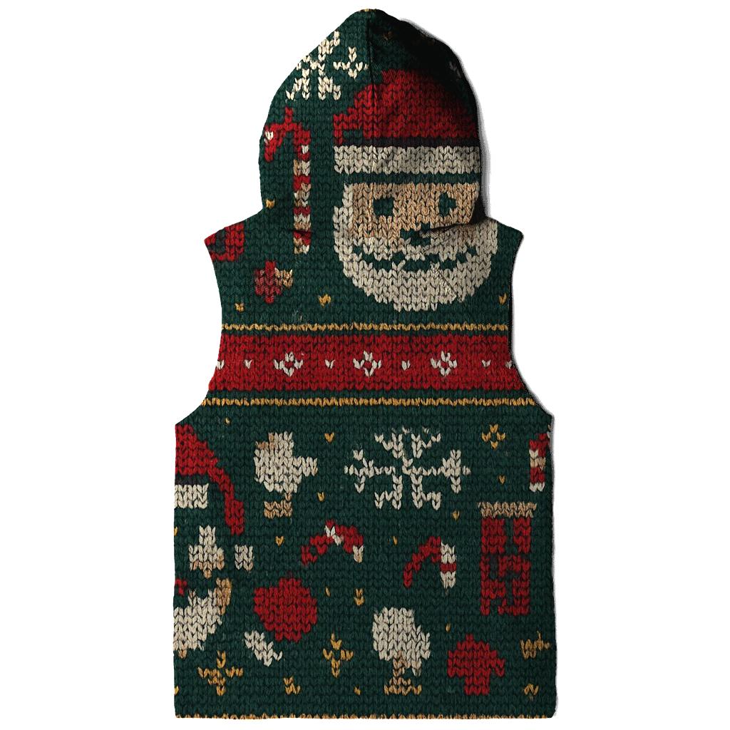 Santa Chimney Pixel Parade Design printed hoodies