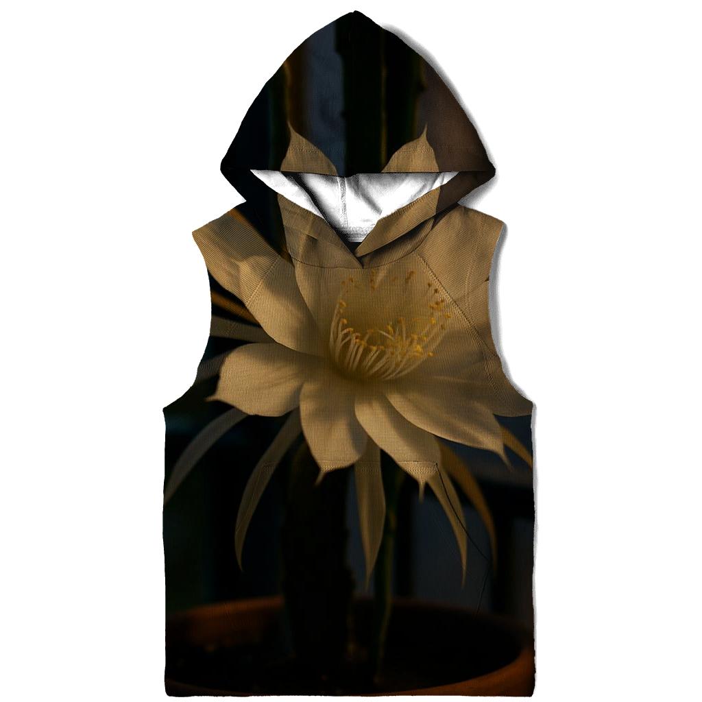 Night Blooming Cereus Against A Window Screen hoodie designs