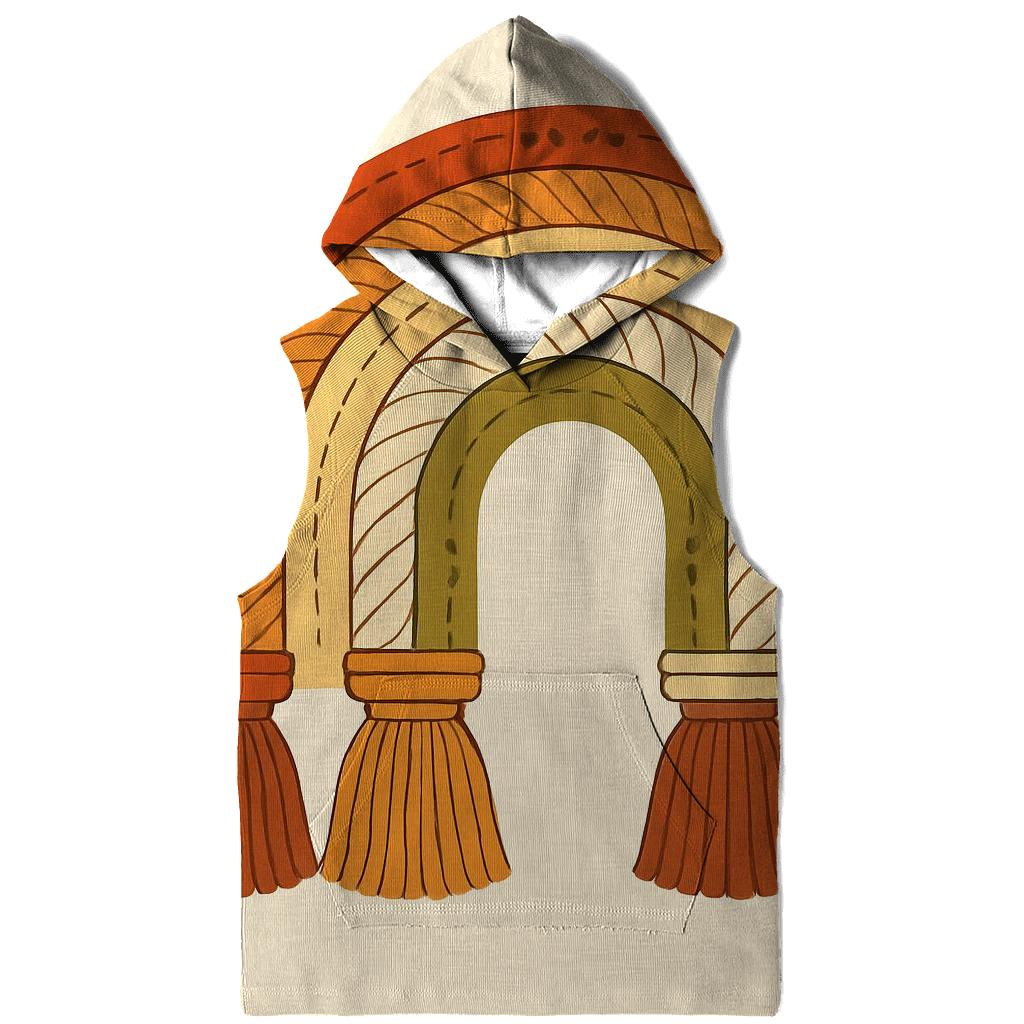 Bohemian Macrame Rainbow Arch graphic hoodies