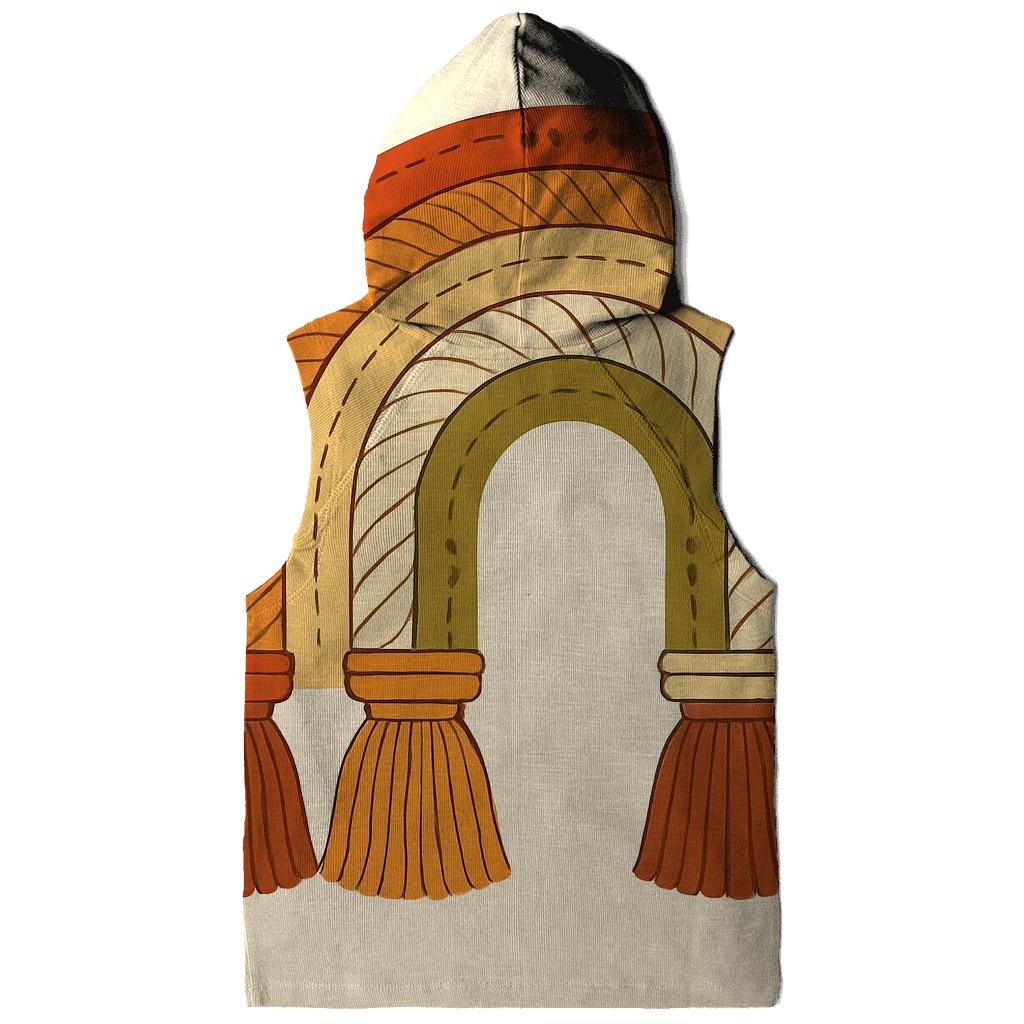 Bohemian Macrame Rainbow Arch graphic hoodies