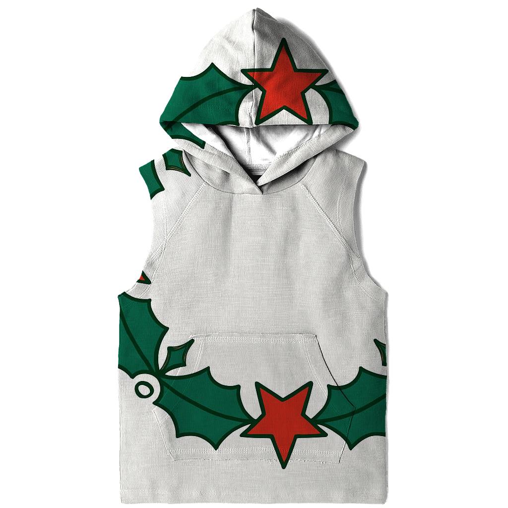 Holly Star Lattice Wreath hoodies fashion
