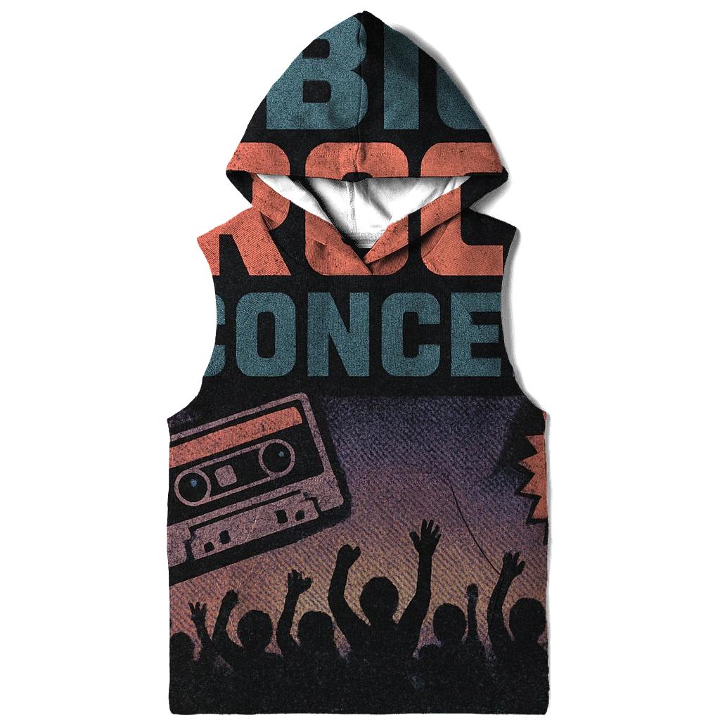 Distressed Meteor Night Concert Handbill graphic hoodies