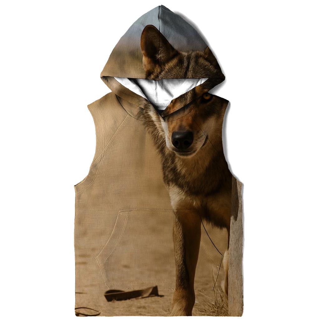 Iberian Wolf Along The Transhumance Way pullover hoodies