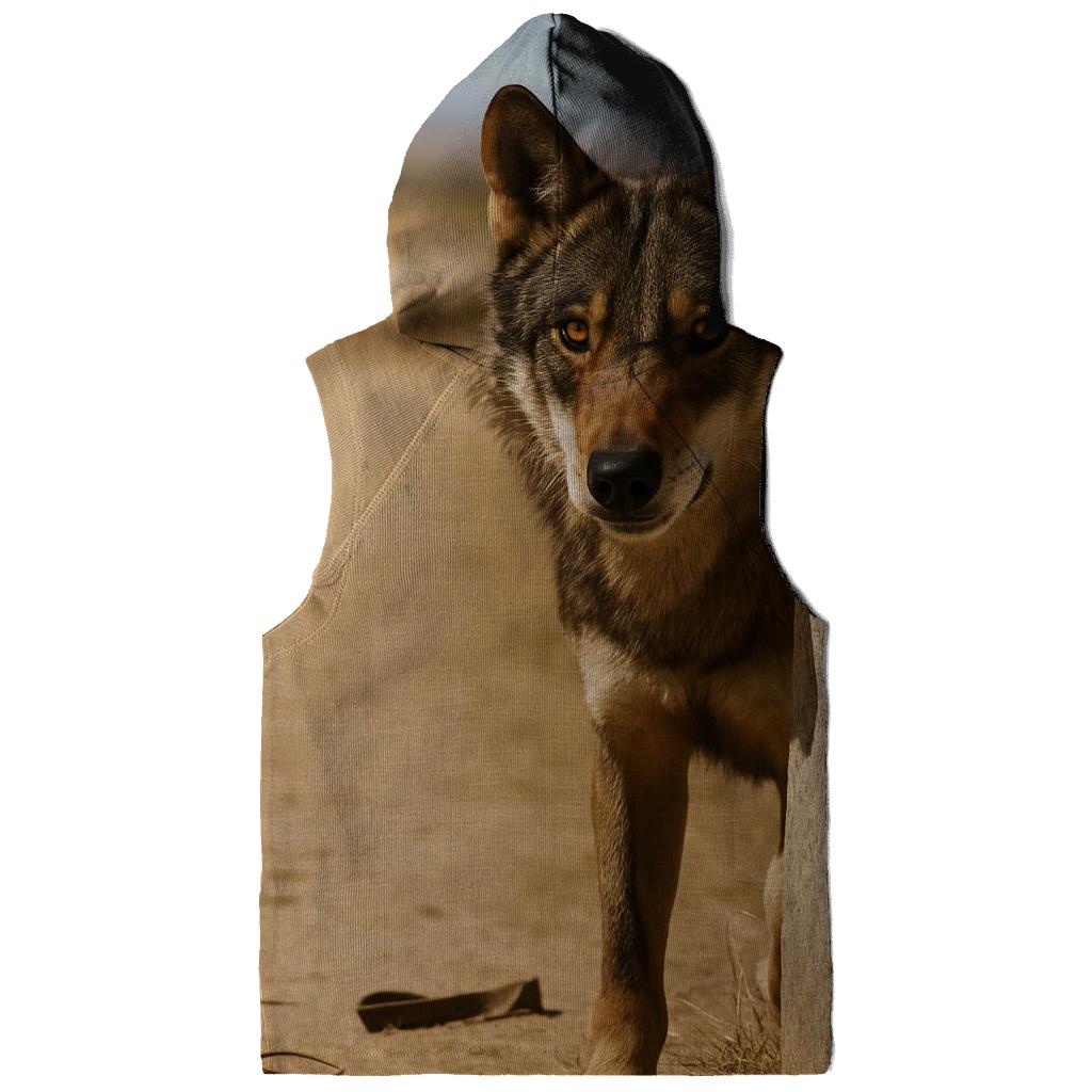 Iberian Wolf Along The Transhumance Way pullover hoodies