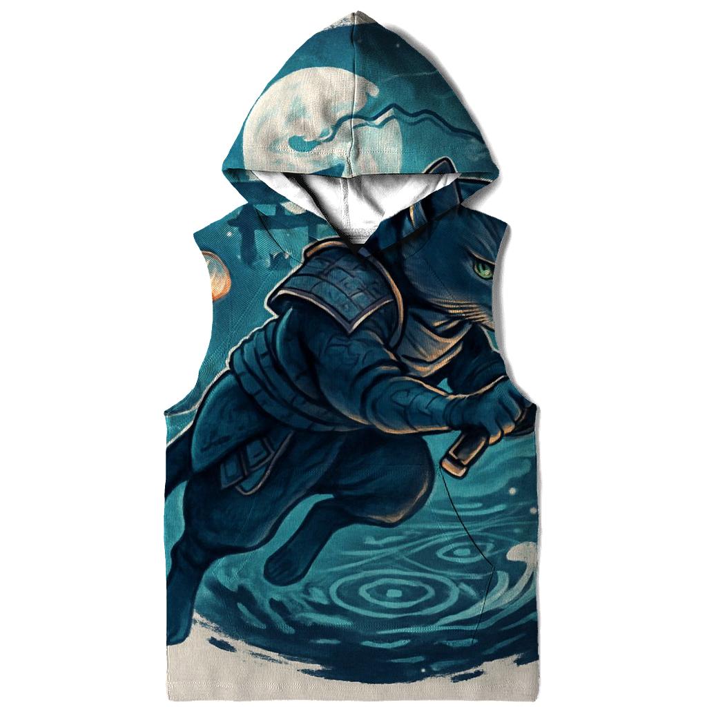 Lantern Reef Samurai Cat custom hoodies