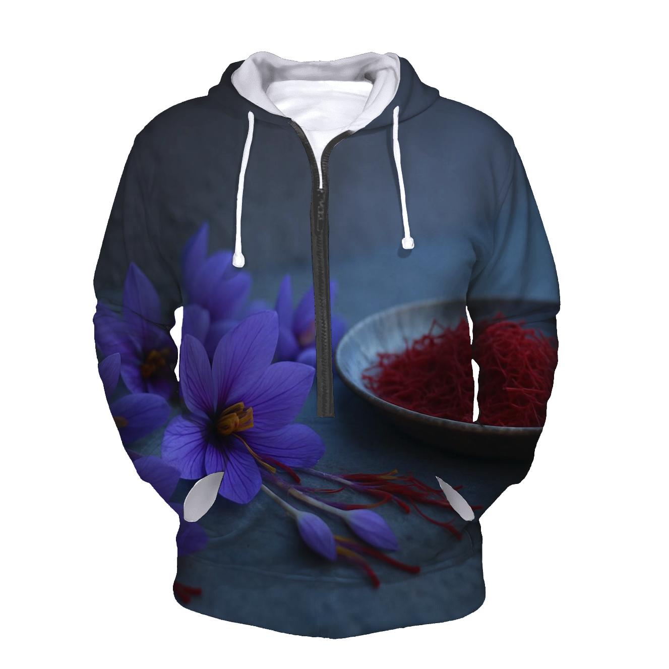 Saffron Crocus Threads On A Copper Tray hoodies fashion