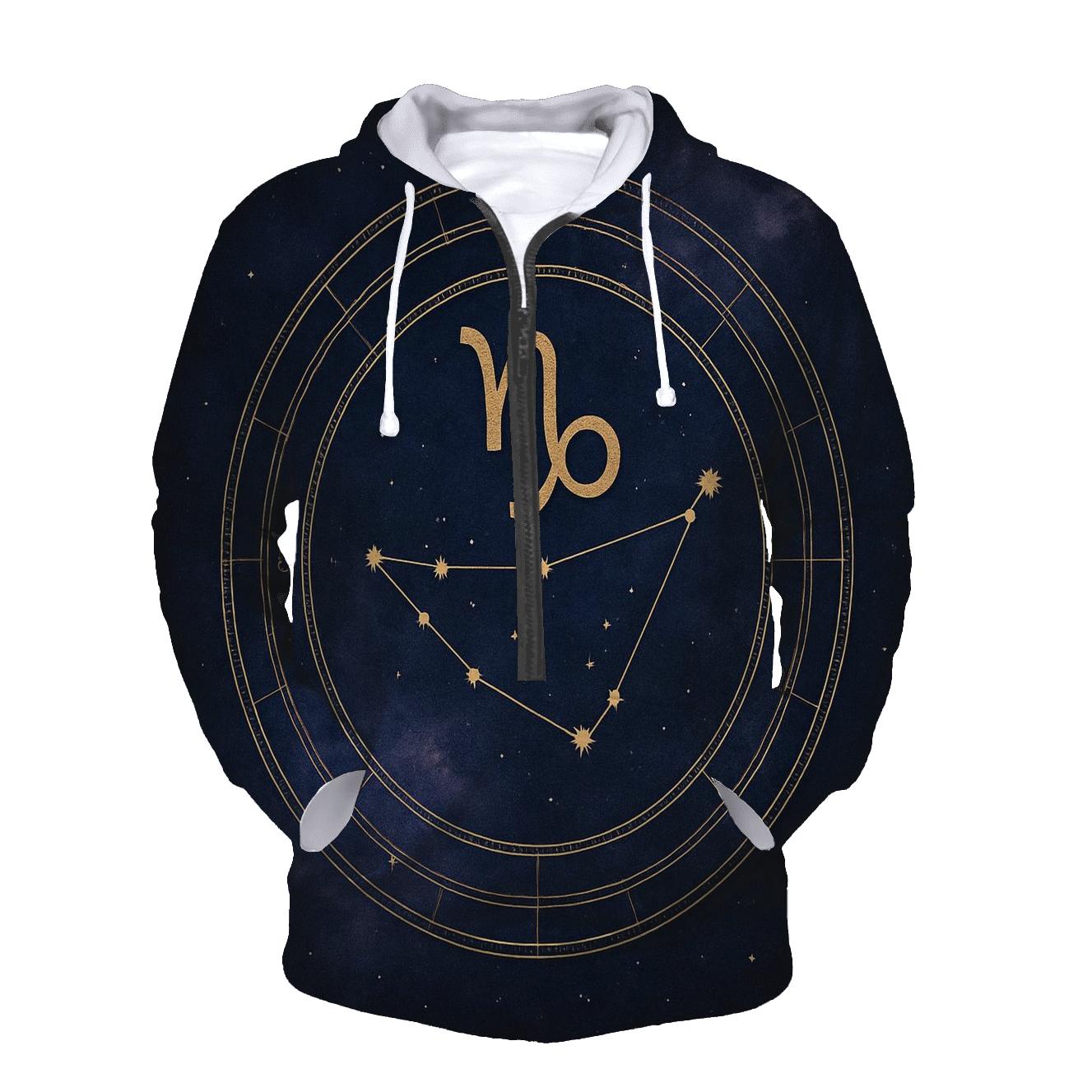 Capricorn Saturn Return Star Chart graphic hoodies