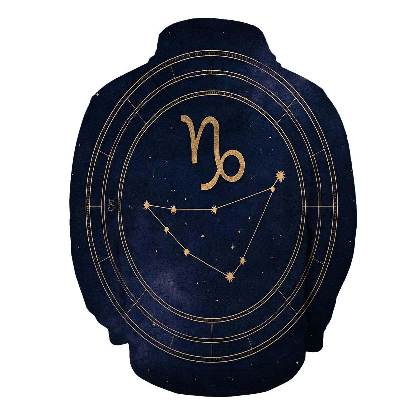 Capricorn Saturn Return Star Chart graphic hoodies