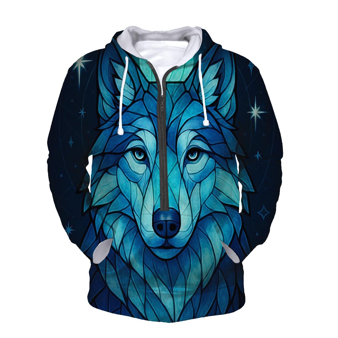Aurora Glass Guardian Wolf hoodie styles