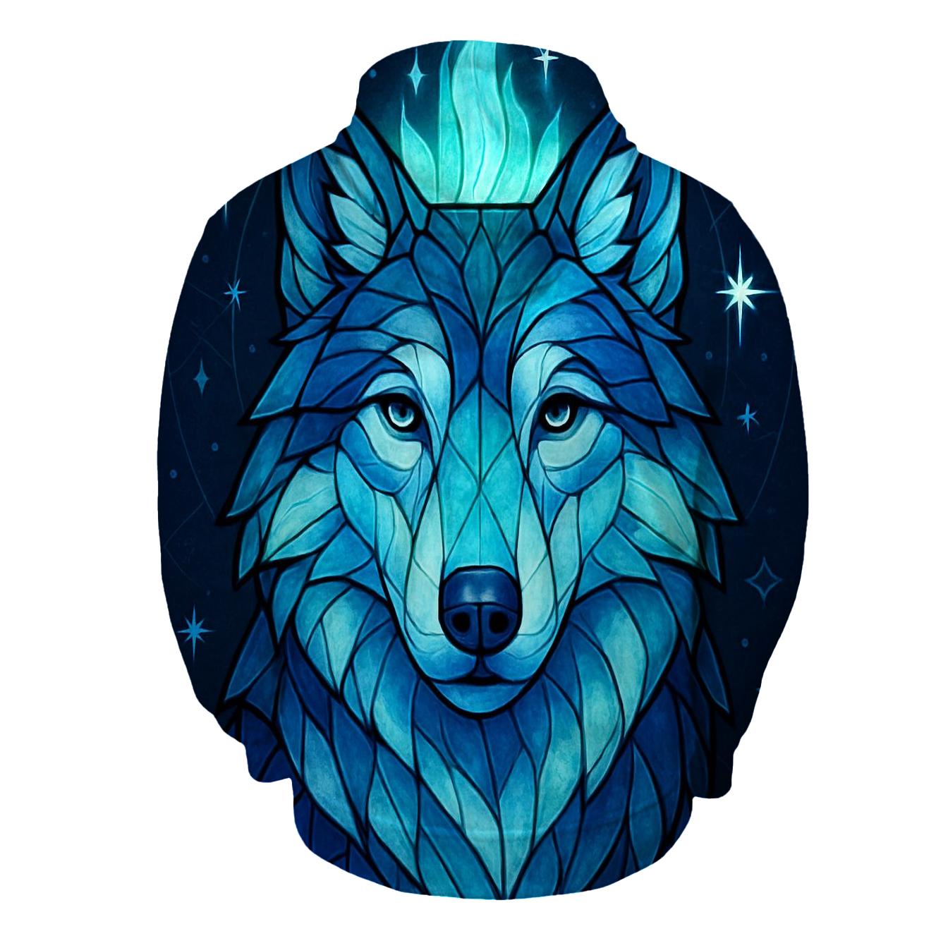 Aurora Glass Guardian Wolf hoodie styles