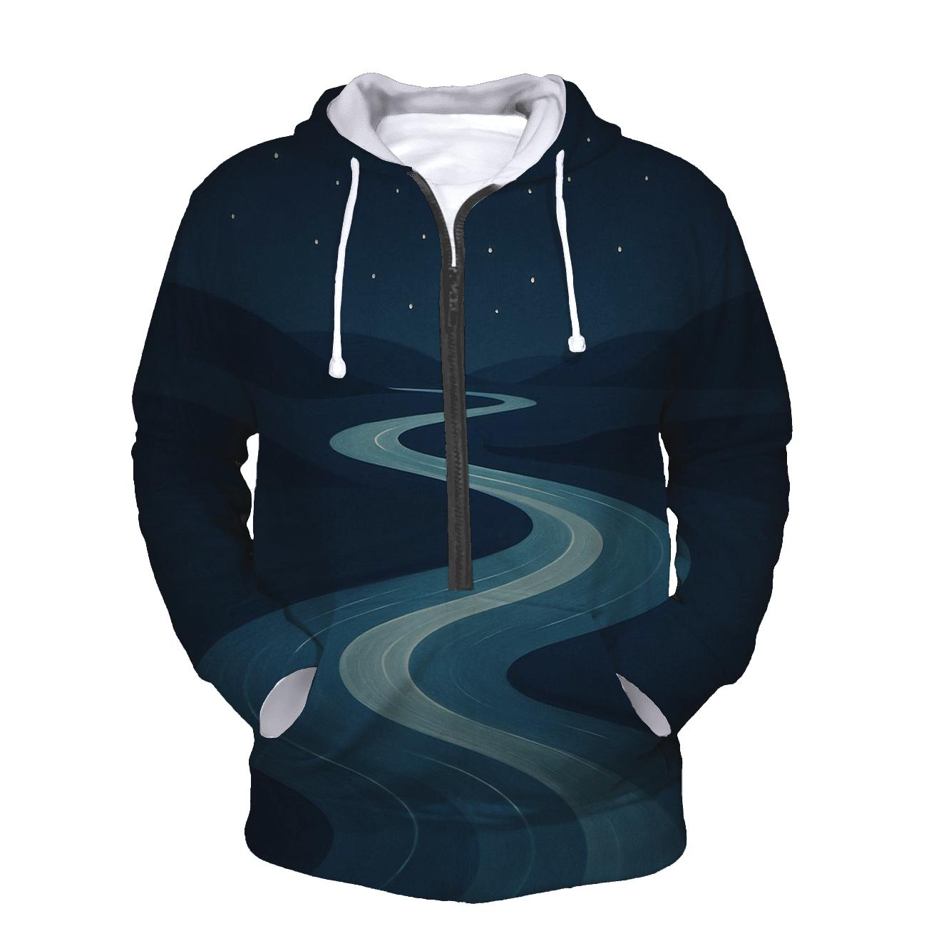 River Of Quiet Constellations printed hoodies