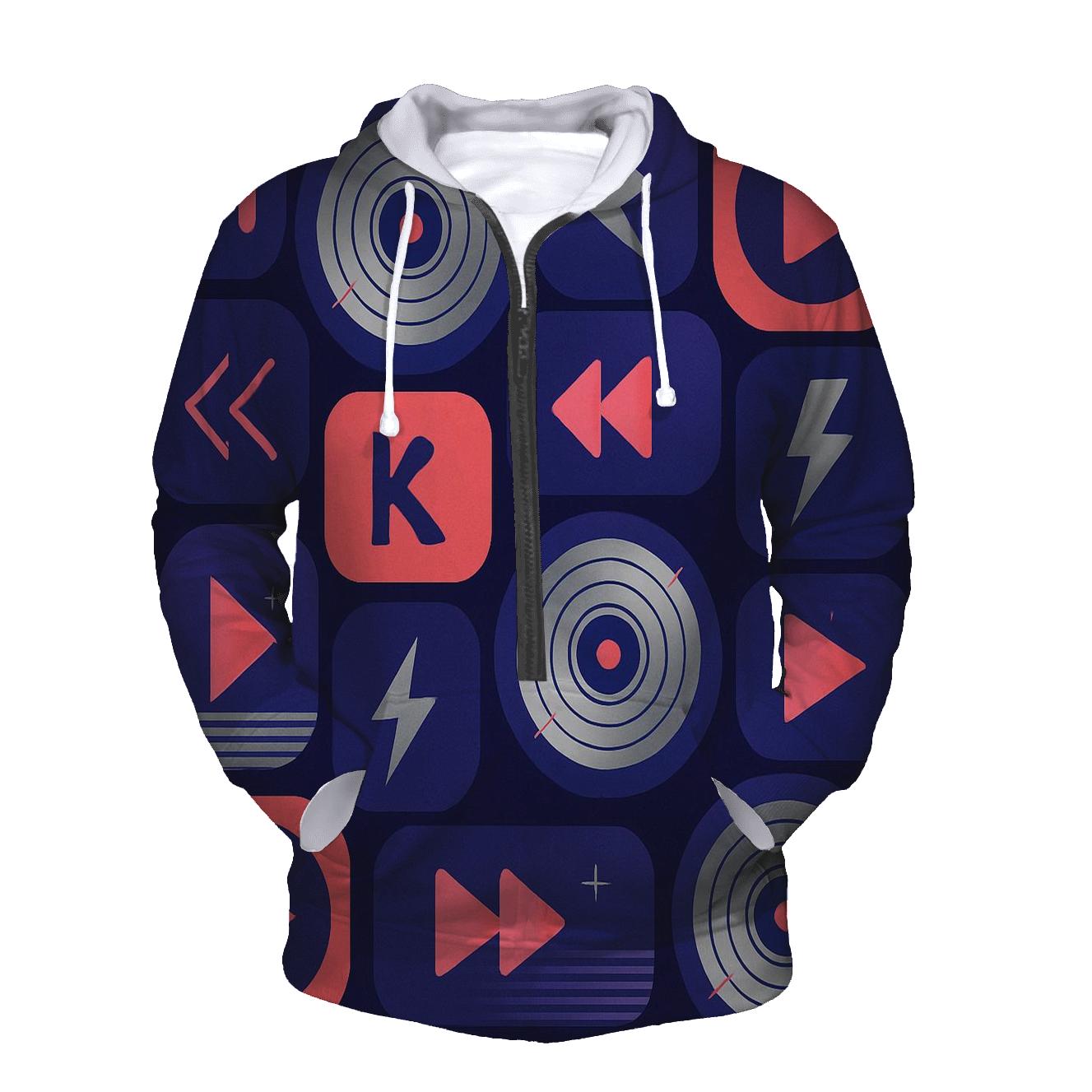 Laser Disc Orbit Badges hoodies fashion