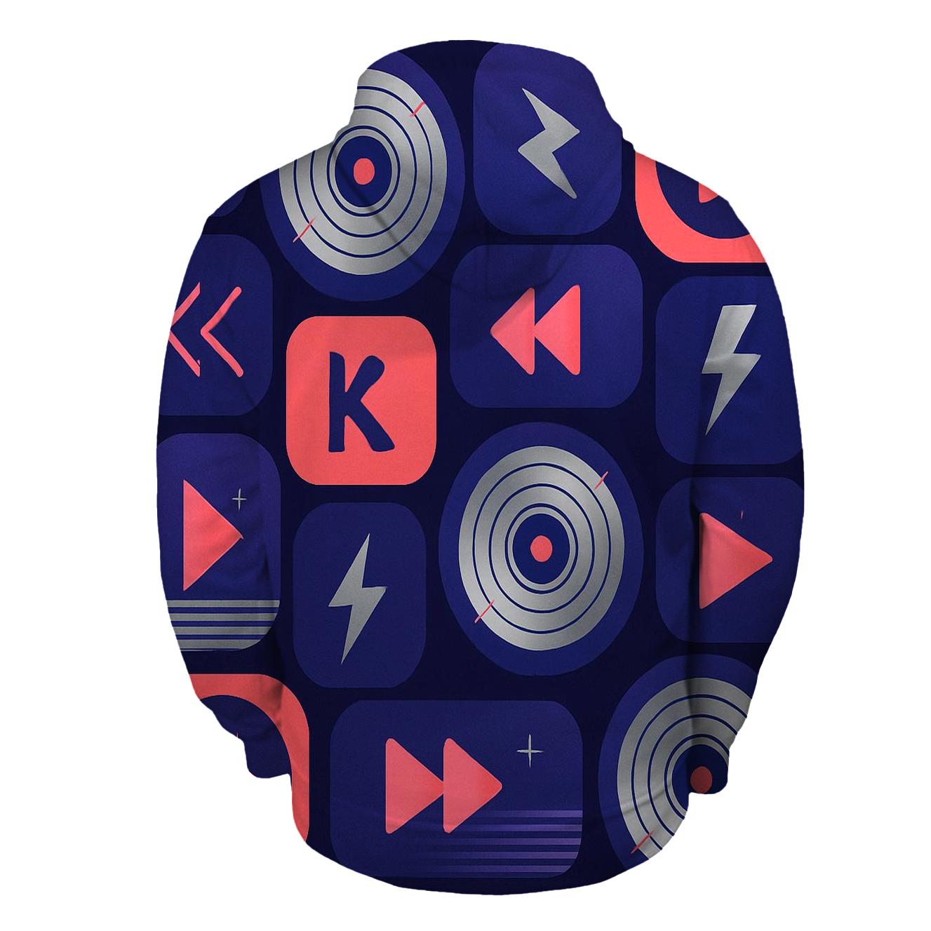 Laser Disc Orbit Badges hoodies fashion