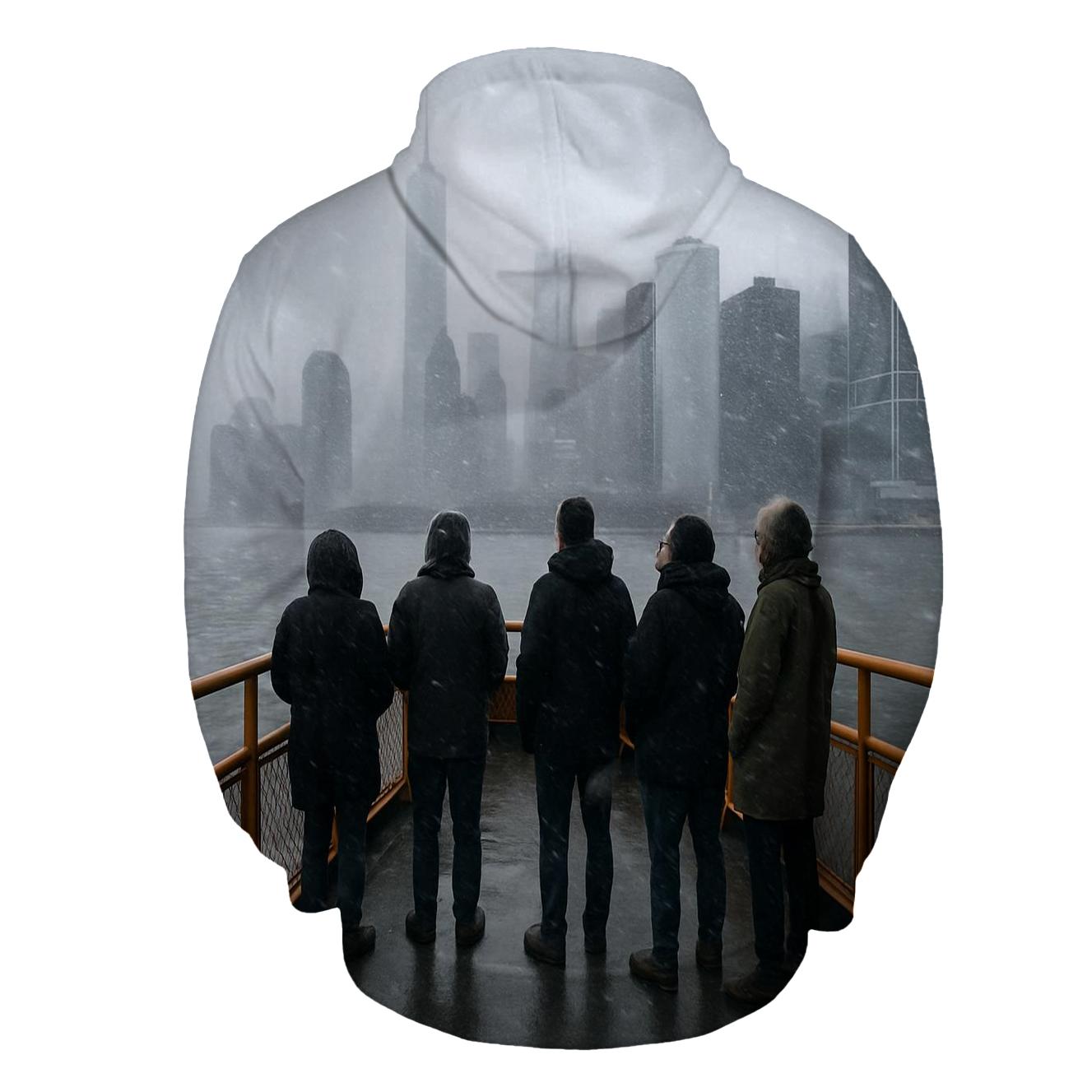 Snow Squall Arrival At Whitehall Terminal custom hoodies