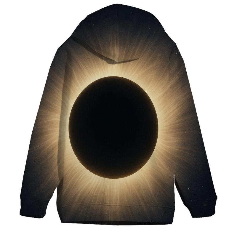 Eclipse Corona Petal Plumes zip-up hoodies