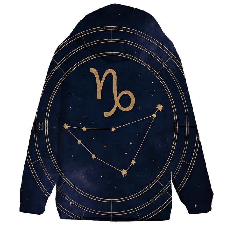 Capricorn Saturn Return Star Chart graphic hoodies