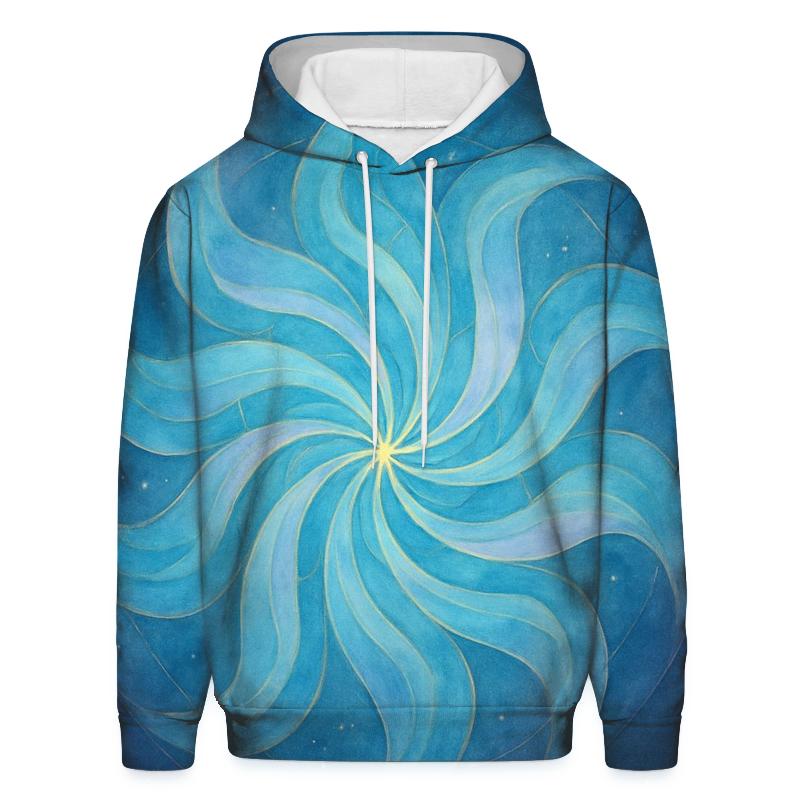 Aurora Breath Mandala heavyweight hoodies
