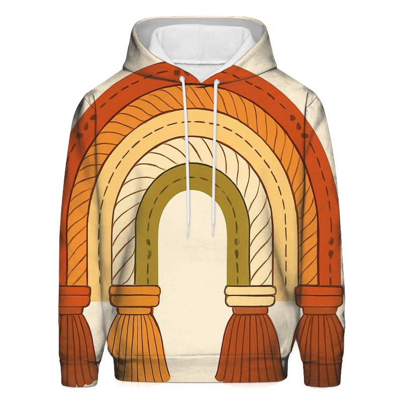 Bohemian Macrame Rainbow Arch hoodie designs