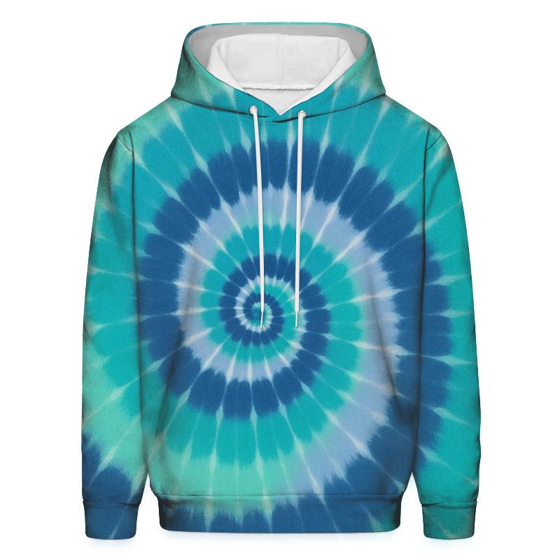 Aurora Spiral Overdye Whirlpool heavyweight hoodies