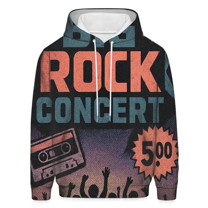 Distressed Meteor Night Concert Handbill hoodie trends
