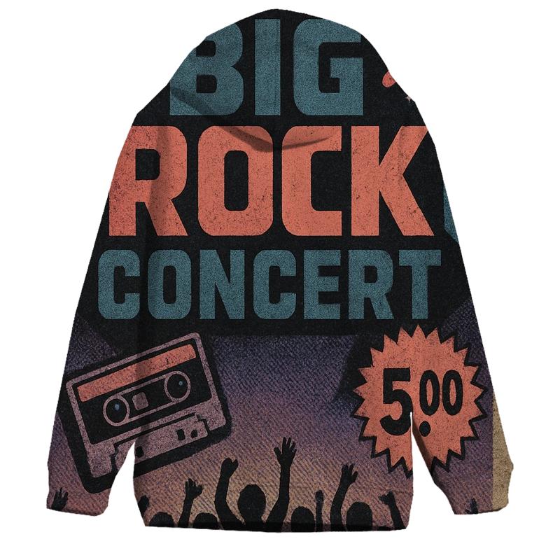 Distressed Meteor Night Concert Handbill hoodie trends