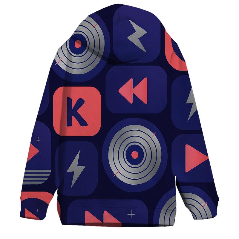 Laser Disc Orbit Badges embroidered hoodies