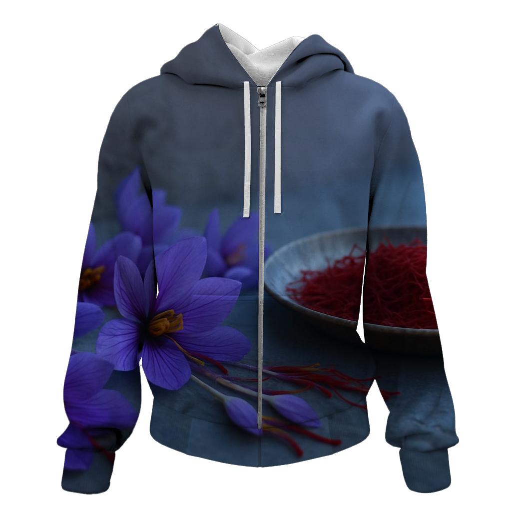 Saffron Crocus Threads On A Copper Tray lightweight hoodies
