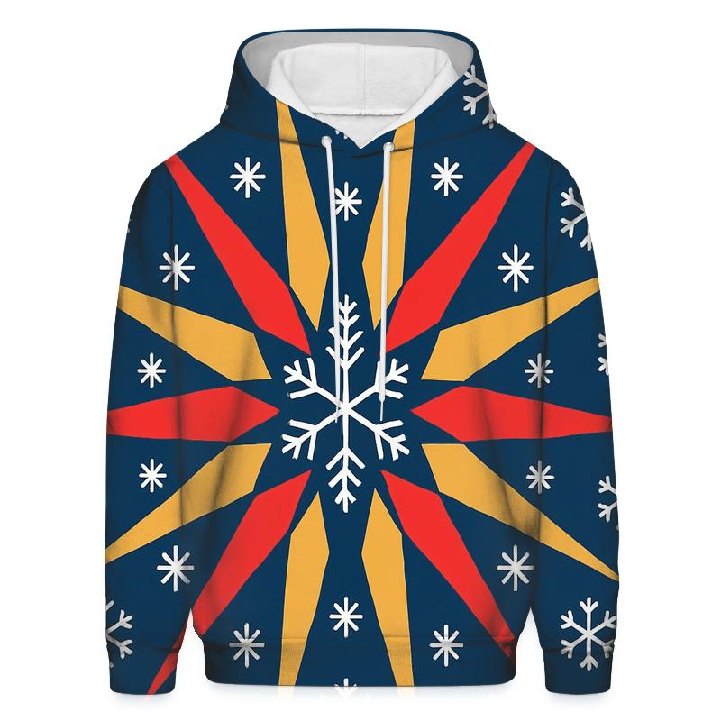 Snowflake Ribbon Starburst designer hoodies