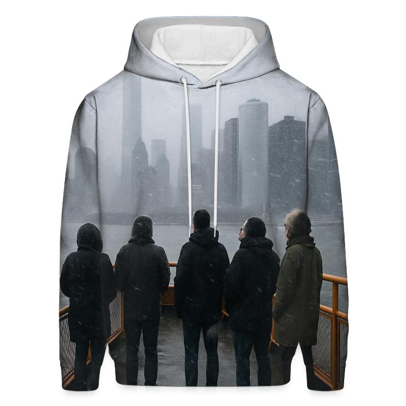 Snow Squall Arrival At Whitehall Terminal designer hoodies