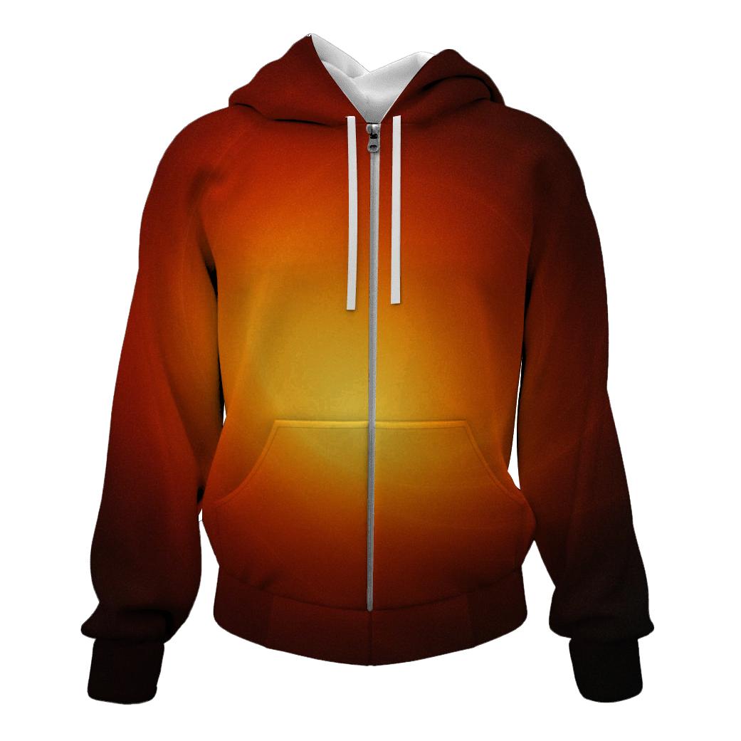 Solar Flare Satin Gradient hoodie styles