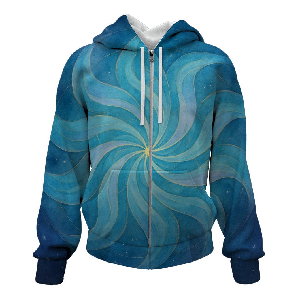 Aurora Breath Mandala hoodies fashion