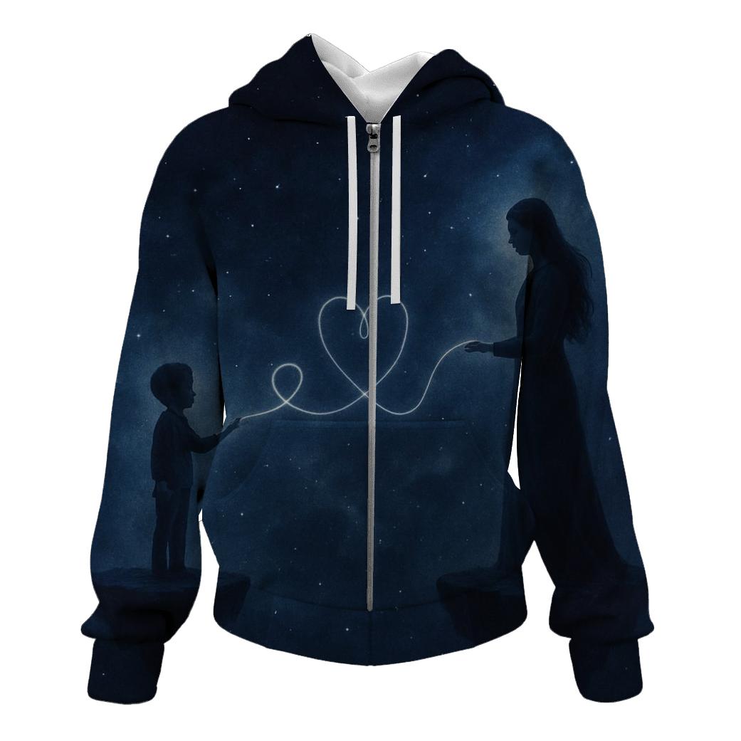 The Weightless Thread A Bond That Holds Across Every Distance graphic hoodies